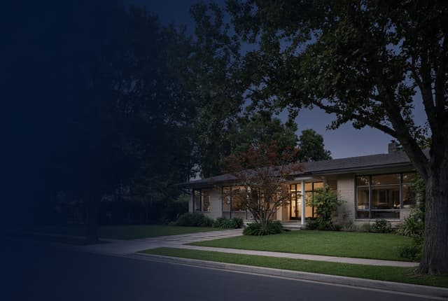 Tree-lined residential street — illustrative, not a documented Arcadia address