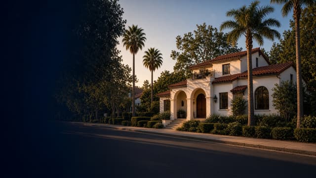 Illustrative Verdugo foothills residential street used for the Glendale city guide — not a documented property address