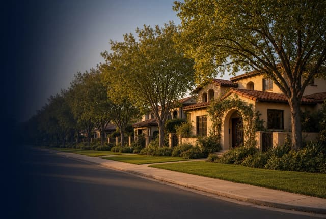 Illustrative Northeast LA foothill street for the Eagle Rock guide — not a documented address