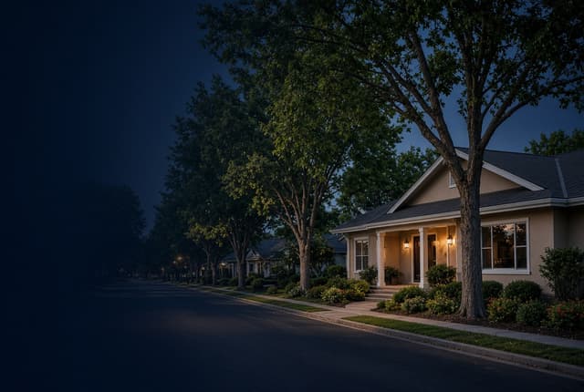 Illustrative San Gabriel Valley residential street used for the Temple City city guide — not a documented property address