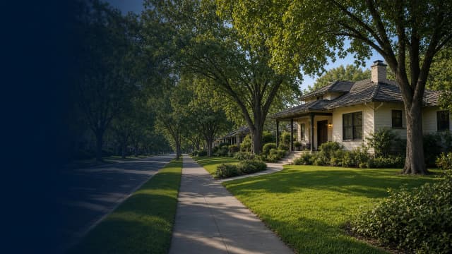 Single-family house with a front lawn on a residential street in Azusa